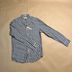 J. Crew Men's medium Blue and White button up